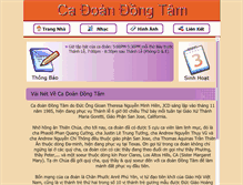 Tablet Screenshot of dongtam.org